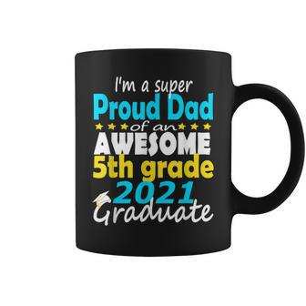 Proud Dad Of A 5Th Grade Graduate Here I Come Middle School Coffee Mug - Monsterry DE