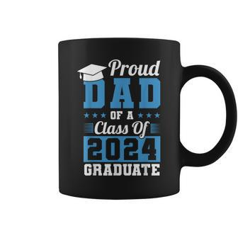 Proud Dad Of A Class Of 2024 Graduate Graduation Dad Family Coffee Mug - Monsterry UK
