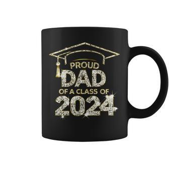 Proud Dad Of A Class Of 2024 Graduate Senior 24 Graduation Coffee Mug - Monsterry UK