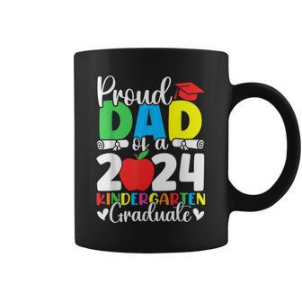 Proud Dad Of Class Of 2024 Kindergarten Graduate Graduation Coffee Mug - Monsterry UK