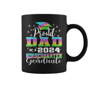 Proud Dad Of Kindergarten Graduate 2024 Graduation Dad Coffee Mug - Seseable