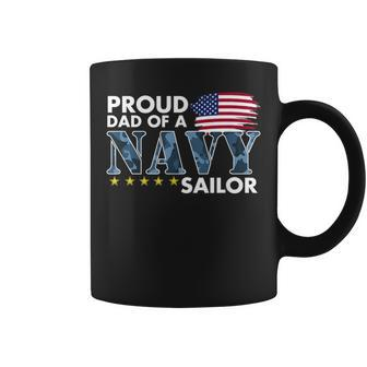 Proud Dad Of A Navy Sailor Coffee Mug - Monsterry UK