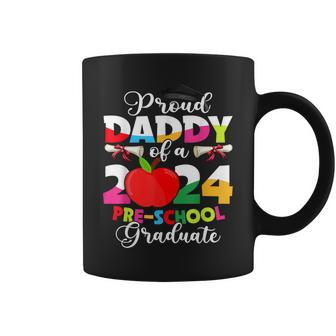 Proud Daddy Of 2024 Preschool Graduate Grad Coffee Mug - Seseable