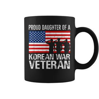Proud Daughter Of A Korean War Veteran Family Matching Vet Coffee Mug - Monsterry UK