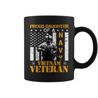 Proud Daughter Of A Navy Vietnam Veteran Coffee Mug - Monsterry
