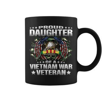 Proud Daughter Of A Vietnam War Veteran Military Vet's Child Coffee Mug - Monsterry