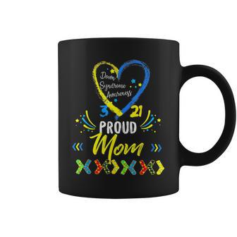 Proud Down Syndrome Mom Awareness Son Daughter Coffee Mug - Seseable