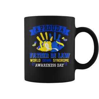 Proud Father In Law World Down Syndrome Awareness Day Coffee Mug - Monsterry CA