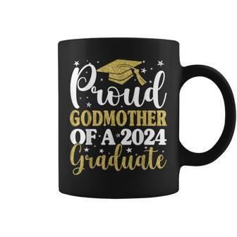Proud Godmother Of A 2024 Graduate Graduation Family Coffee Mug - Monsterry DE