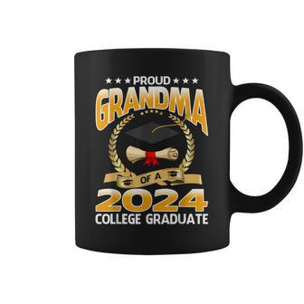 Proud Grandma Of A 2024 College Graduate Coffee Mug - Thegiftio UK