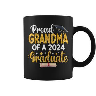 Proud Grandma Of A 2024 Graduate Class Of 2024 Graduation Coffee Mug | Mazezy CA