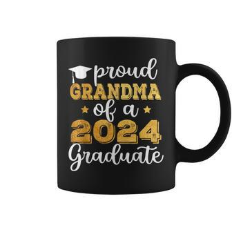 Proud Grandma Of A 2024 Graduate Class Of 2024 Graduation Coffee Mug - Seseable