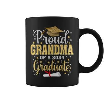 Proud Grandma Of A 2024 Graduate For Family Graduation Coffee Mug - Monsterry DE