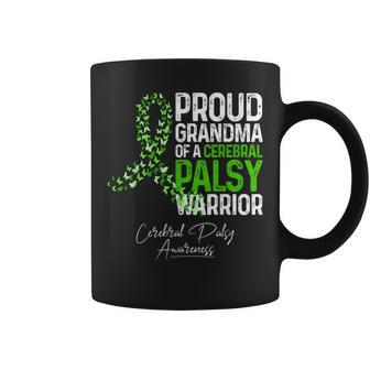 Proud Grandma Of A Cerebral Palsy Warrior Cp Awareness Coffee Mug - Seseable