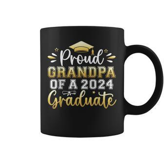 Proud Grandpa Of A 2024 Graduate Senior Graduation Men Coffee Mug | Mazezy DE