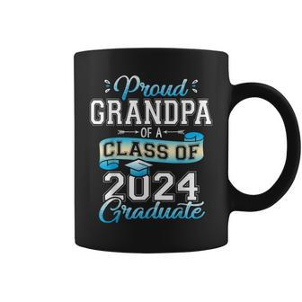 Proud Grandpa Of A Class Of 2024 Graduate Senior 2024 Coffee Mug - Seseable