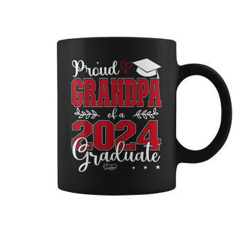 Proud Grandpa Of A Class Of 2024 Graduate For Graduation Coffee Mug | Mazezy DE