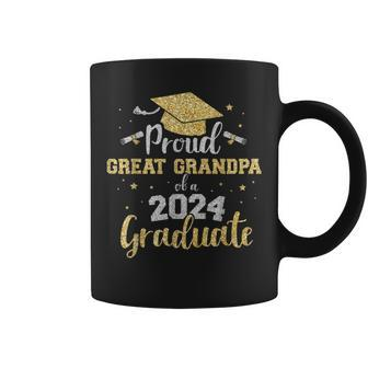 Proud Great Grandpa Class Of 2024 Graduate Senior Graduation Coffee Mug - Monsterry