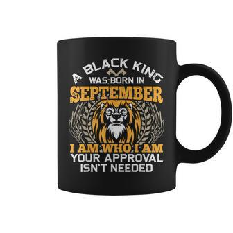 Proud King Was Born In September Lion Birthday Coffee Mug - Thegiftio UK