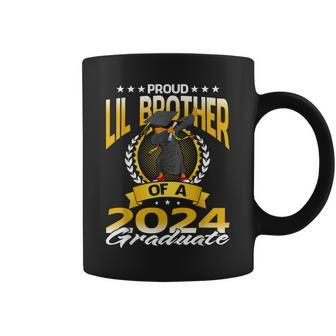 Proud Lil Brother Of A 2024 Graduate Coffee Mug - Monsterry AU