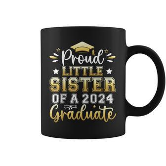 Proud Little Sister Of A 2024 Graduate Senior Graduation Coffee Mug | Mazezy DE