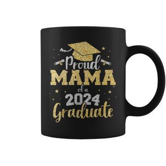 Proud Mama Of A Class Of 2024 Graduate Senior Graduation Coffee Mug - Seseable