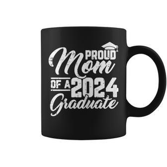 Proud Mom Of A 2024 Graduate Graduation Family Mama Women Coffee Mug - Monsterry DE
