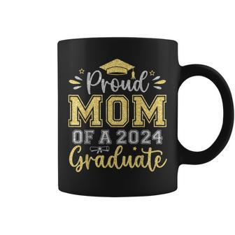 Proud Mom Of A 2024 Graduate Senior Graduation Women Coffee Mug | Mazezy DE