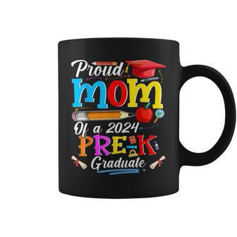 Proud Mom Of A 2024 Pre-K Graduate Family Lover Coffee Mug - Seseable