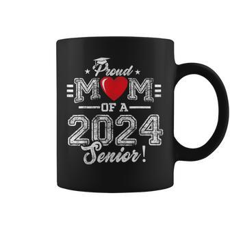 Proud Mom Of A 2024 Senior Graduation Class Of 2024 Senior Coffee Mug - Thegiftio UK