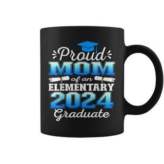 Proud Mom Of 5Th Grade Graduate 2024 Elementary Graduation Coffee Mug - Seseable