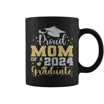 Proud Mom Of A Class Of 2024 Graduate Senior 2024 Graduation Coffee Mug | Mazezy UK
