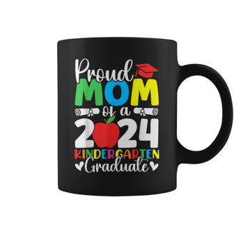 Proud Mom Class Of 2024 Kindergarten Graduate Graduation Coffee Mug - Seseable