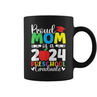 Proud Mom Of A Class Of 2024 Preschool Graduate Graduation Coffee Mug - Monsterry CA