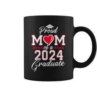 Proud Mom Class Of 2024 Senior Graduate 24 Grad Coffee Mug - Monsterry DE