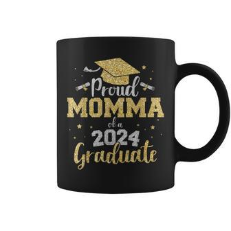 Proud Momma Of A Class Of 2024 Graduate Senior Graduation Coffee Mug - Seseable