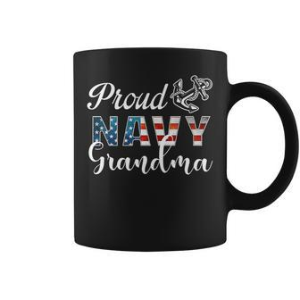 Proud Navy Grandma Military Grandma Coffee Mug - Monsterry DE