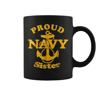 Proud Navy Sister Navy Sister Sister Coffee Mug - Monsterry UK