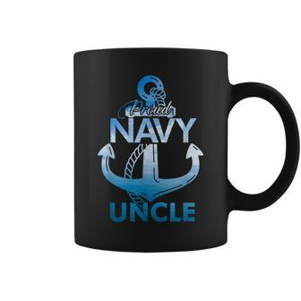 Proud Navy Uncle Lover Veterans Day Coffee Mug - Monsterry