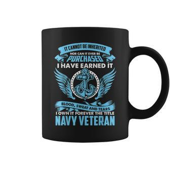 Proud Navy Veteran I Own It Forever Coffee Mug - Monsterry