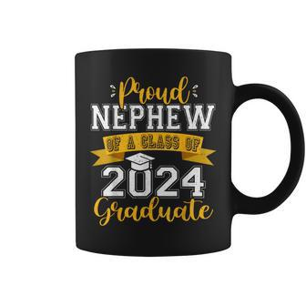 Proud Nephew Of A Class Of 2024 Graduate Senior 2024 Coffee Mug - Thegiftio UK