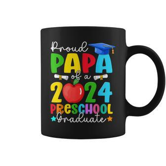Proud Papa Of A 2024 Preschool Graduate Family Graduation Coffee Mug - Monsterry DE