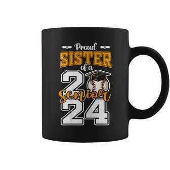 Proud Sister Of A 2024 Baseball Senior Graduation Sister Coffee Mug | Mazezy DE