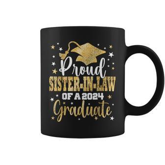 Proud Sister-In-Law Of A 2024 Graduate Class Graduation Coffee Mug - Thegiftio UK