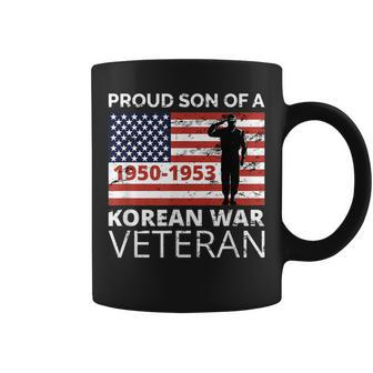 Proud Son Of A Korean War Veteran For Military Coffee Mug - Monsterry CA