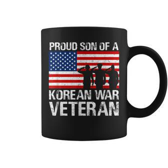 Proud Son Of A Korean War Veteran Military Family Coffee Mug - Monsterry DE