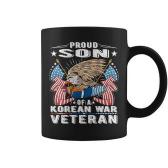 Proud Son Of A Korean War Veteran Military Vet's Child Coffee Mug - Monsterry DE