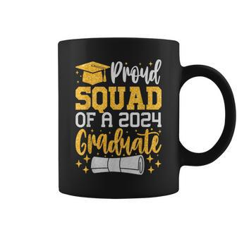 Proud Squad Of A 2024 Graduate Class Of 2024 Graduation Coffee Mug - Monsterry AU