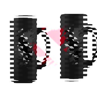 Proud Trinidadian Torn Ripped Trinidad & Tobago Flag Coffee Mug - Thegiftio