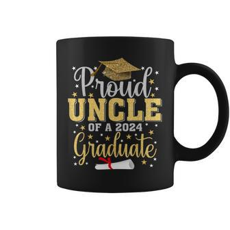 Proud Uncle Of A 2024 Graduate Graduation Family Coffee Mug - Monsterry